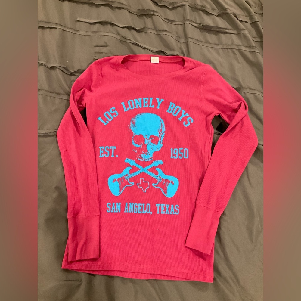 Lost Lonely Boys pink Long Sleeve Shirt